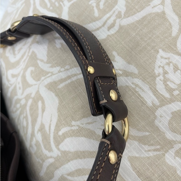 Coach Brown Leather Shoulder Bag - Picture 4 of 8